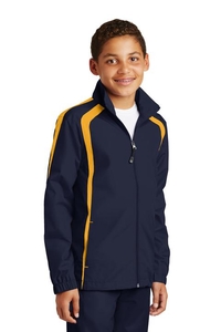 YST60 - Sport-Tek Youth Colorblock Raglan Jacket