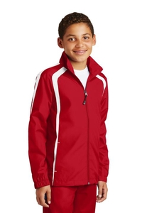 YST60 - Sport-Tek Youth Colorblock Raglan Jacket