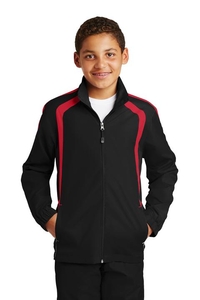 YST60 - Sport-Tek Youth Colorblock Raglan Jacket