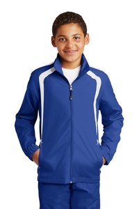 YST60 - Sport-Tek Youth Colorblock Raglan Jacket