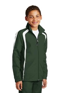 YST60 - Sport-Tek Youth Colorblock Raglan Jacket