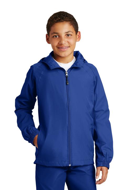 YST73 - Sport-Tek Youth Hooded Raglan Jacket