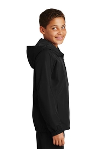 YST73 - Sport-Tek Youth Hooded Raglan Jacket