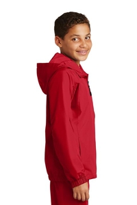 YST73 - Sport-Tek Youth Hooded Raglan Jacket