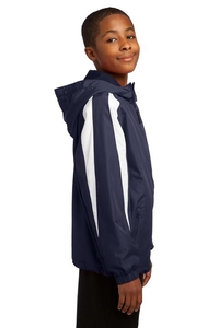 YST81 - Sport-Tek Youth Fleece-Lined Colorblock Jacket