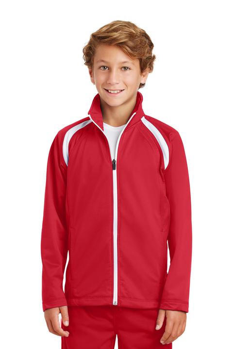 YST90 - Sport-Tek Youth Tricot Track Jacket