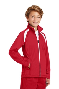 YST90 - Sport-Tek Youth Tricot Track Jacket