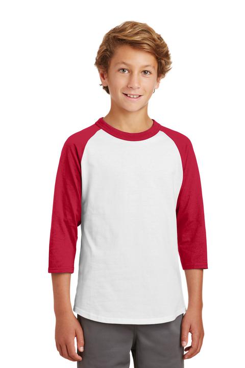 YT200 - Sport-TekÂ® Youth Colorblock Raglan Jersey.  