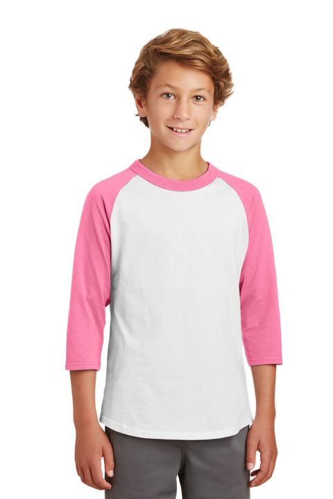 YT200 - Sport-TekÂ® Youth Colorblock Raglan Jersey.  