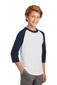 YT200 - Sport-TekÂ® Youth Colorblock Raglan Jersey.  