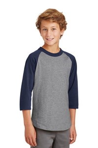 YT200 - Sport-TekÂ® Youth Colorblock Raglan Jersey.  