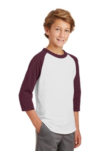 YT200 - Sport-TekÂ® Youth Colorblock Raglan Jersey.  