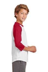 YT200 - Sport-TekÂ® Youth Colorblock Raglan Jersey.  