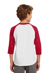 YT200 - Sport-TekÂ® Youth Colorblock Raglan Jersey.  