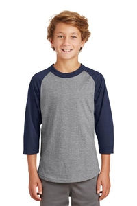 YT200 - Sport-TekÂ® Youth Colorblock Raglan Jersey.  