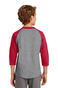 YT200 - Sport-TekÂ® Youth Colorblock Raglan Jersey.  