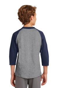 YT200 - Sport-TekÂ® Youth Colorblock Raglan Jersey.  