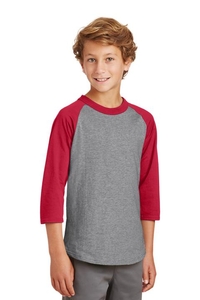 YT200 - Sport-TekÂ® Youth Colorblock Raglan Jersey.  