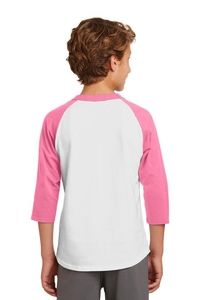 YT200 - Sport-TekÂ® Youth Colorblock Raglan Jersey.  