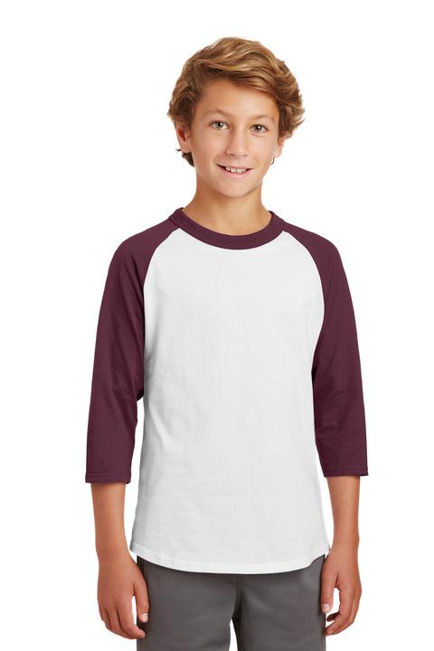 YT200 - Sport-TekÂ® Youth Colorblock Raglan Jersey.  