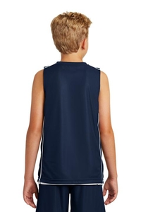 YT555 - Sport-Tek Youth PosiCharge Mesh Reversible Sleeveless Tee