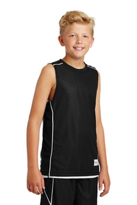 YT555 - Sport-Tek Youth PosiCharge Mesh Reversible Sleeveless Tee