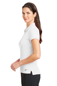 746100 - Nike Golf Ladies Dri-FIT Solid Icon Pique Modern Fit Polo.  746100