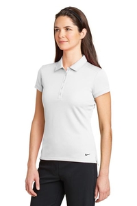 746100 - Nike Golf Ladies Dri-FIT Solid Icon Pique Modern Fit Polo.  746100