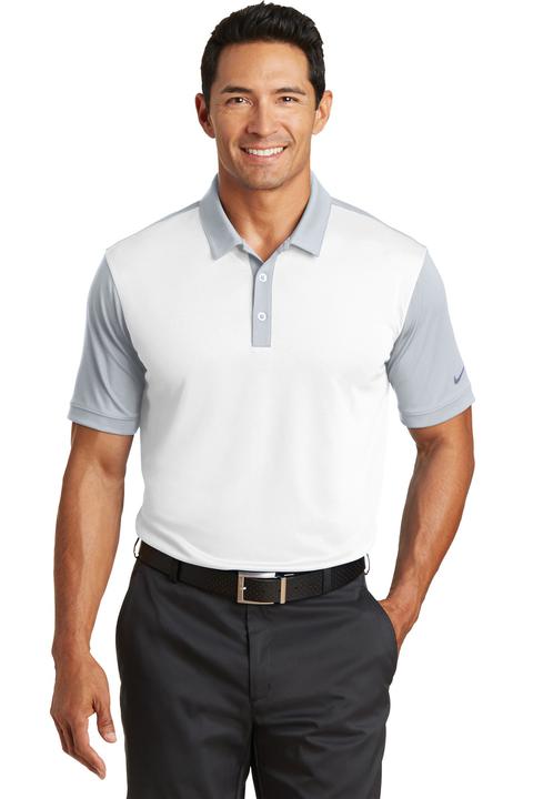 746101 - Nike Golf Dri-FIT Colorblock Icon Modern Fit Polo.  746101