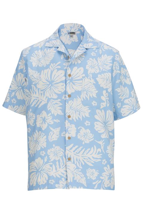 1036 - Edwards Hibiscus 2 Color Camp Shirt