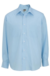 1160 - Edwards Men's Long Sleeve 2 Pocket Broadcloth Shirt