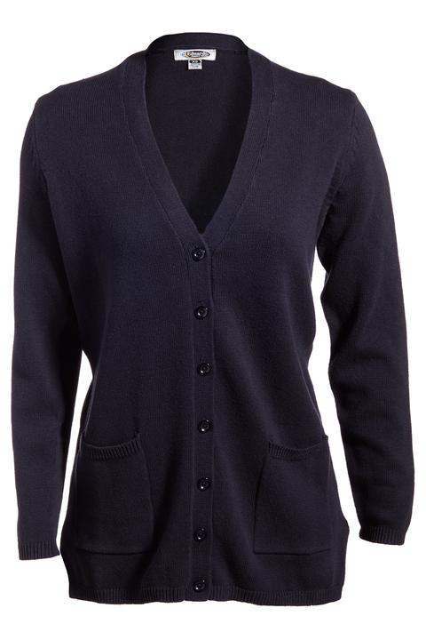 119 - Edwards Ladies' V Neck Long Cardigan Sweater