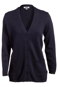 119 - Edwards Ladies' V Neck Long Cardigan Sweater