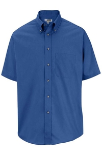 1230 - Edwards Men's Short Sleeve Easy Care Poplin Shirt