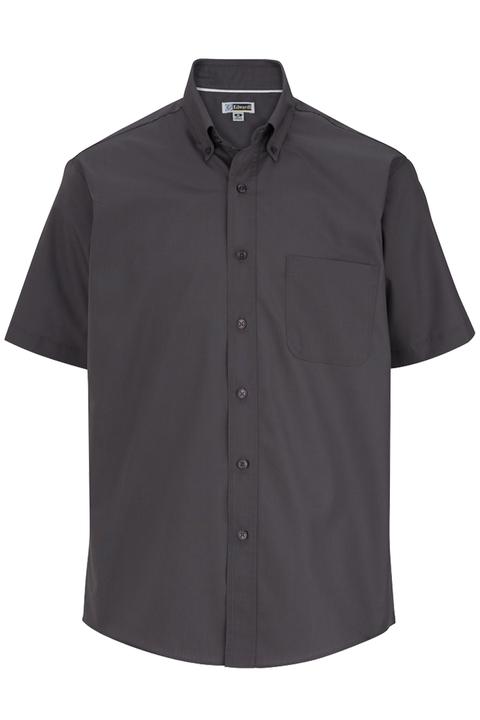 1245 - Edwards Men's Short Sleeve Lightweight Poplin Shirt