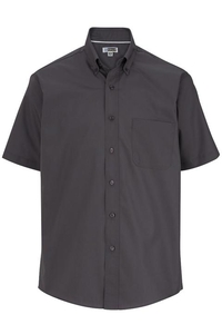 1245 - Edwards Men's Short Sleeve Lightweight Poplin Shirt