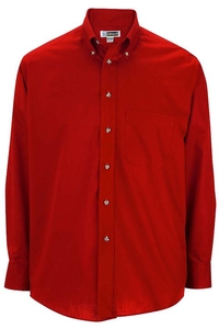 1280 - Edwards Men's Long Sleeve Easy Care Poplin Shirt