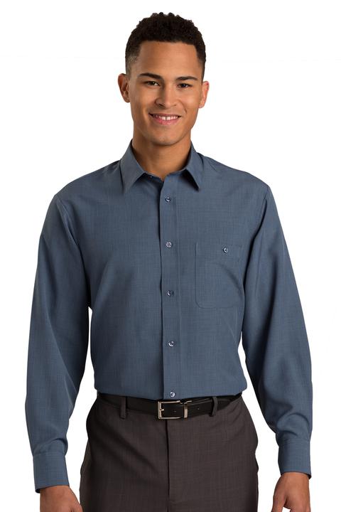 1292 - Edwards Men's Long Sleeve Batiste Dress Shirt