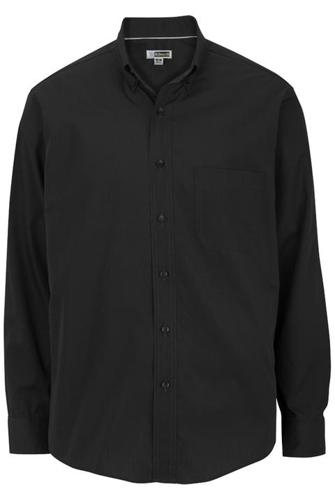 1295 - EDWARDS MEN'S LIGHTWEIGHT LONG SLEEVE POPLIN SHIRT