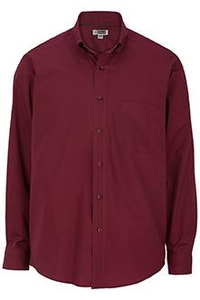 1295 - EDWARDS MEN'S LIGHTWEIGHT LONG SLEEVE POPLIN SHIRT