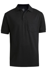 1505 - Edwards Men's Short Sleeve Pique Pocket Polo