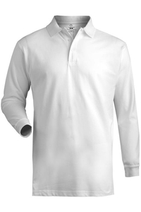 1515 - Edwards Men's Long Sleeve Blended Pique Polo