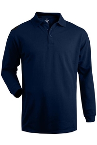 1515 - Edwards Men's Long Sleeve Blended Pique Polo