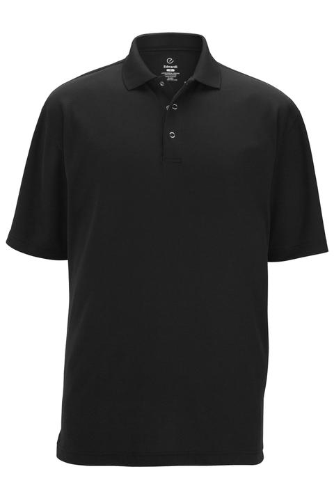 1586 - Edwards Men's Short Sleeve Snap Front Hi Performance Polo