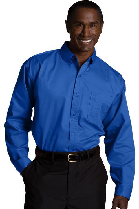 1750 - Edwards Men's Long Sleeve Cotton Plus Twill Shirt