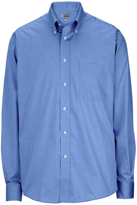 1975 - Edwards Men's Long Sleeve Pinpoint Oxford Shirt