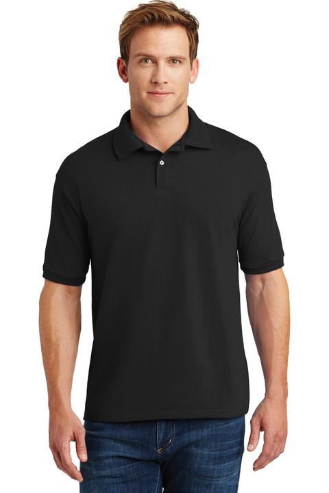 054X - Hanes EcoSmart - 5.2-Ounce Jersey Knit Sport Shirt