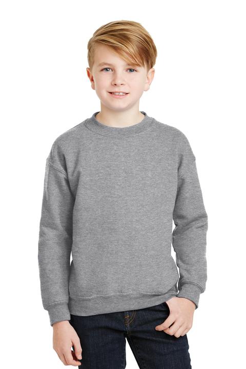 18000B - Gildan - Youth Heavy Blend Crewneck Sweatshirt.  18000B