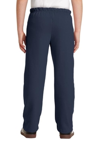 18400B - Gildan Youth Heavy Blend Open Bottom Sweatpant