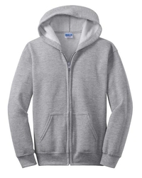 18600B - Gildan Youth Heavy Blend Full Zip Hooded Sweatshirt